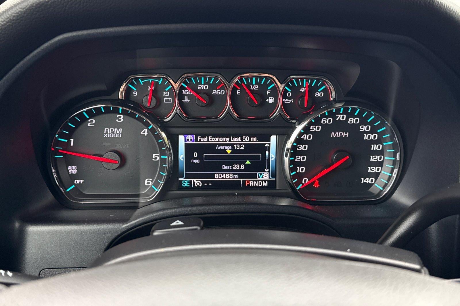 2016 Chevrolet Silverado 1500 — rear three-quarter view